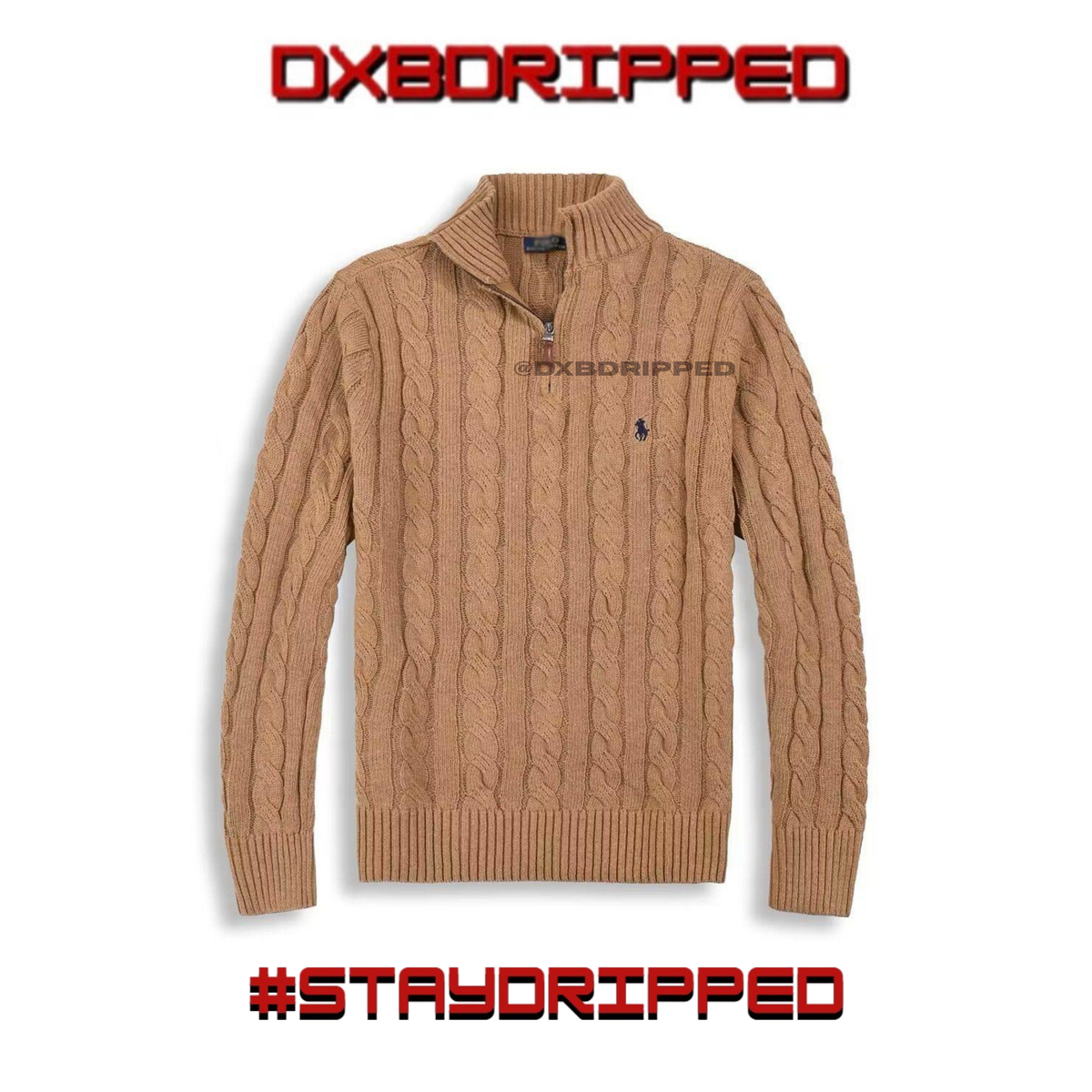 Polo Ralph Lauren Cotton Cable Half Zip