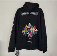 Chrome hearts zip-up hoodie
