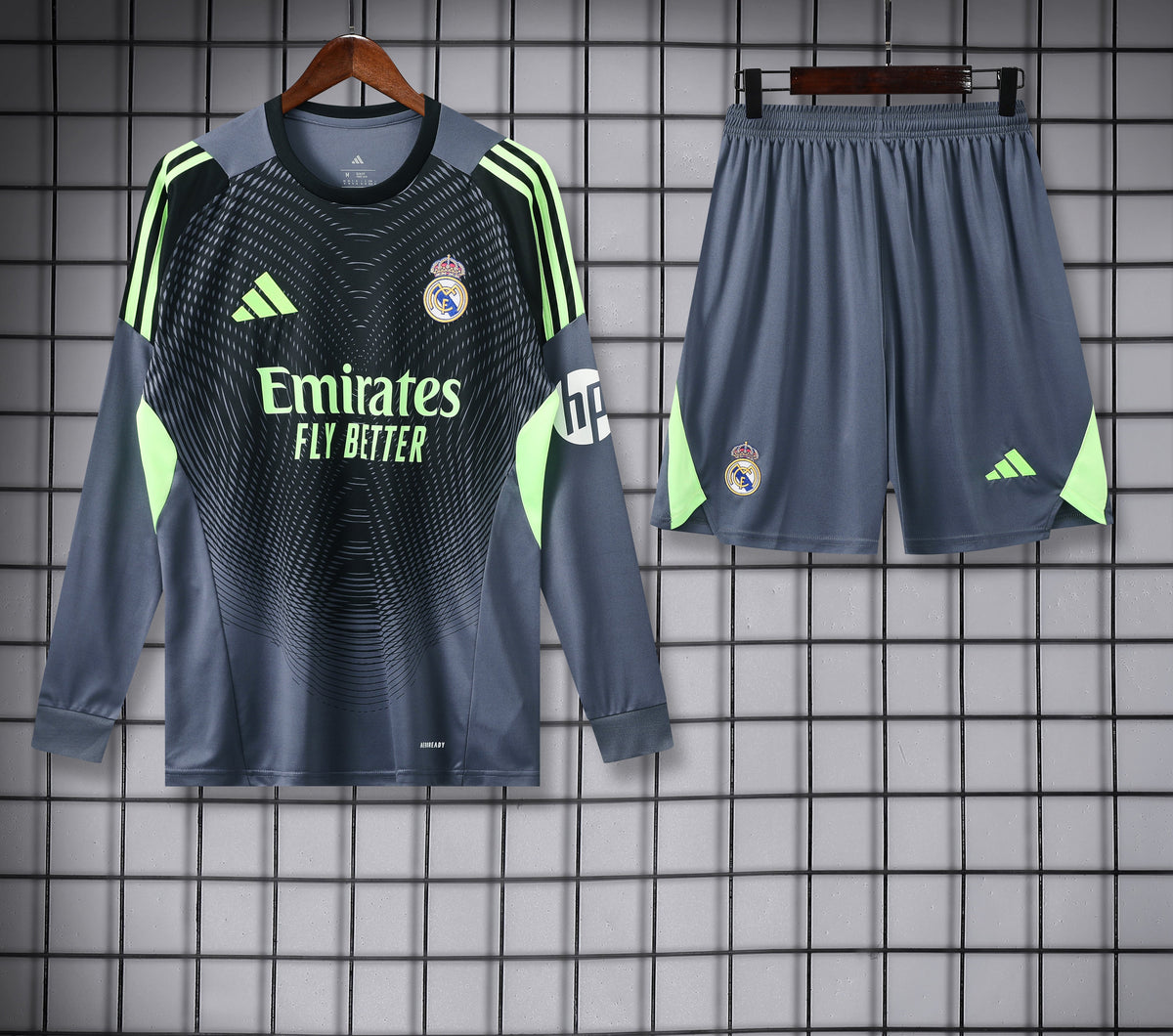 Adidas RMA Football Training Longsleeve/Short Set